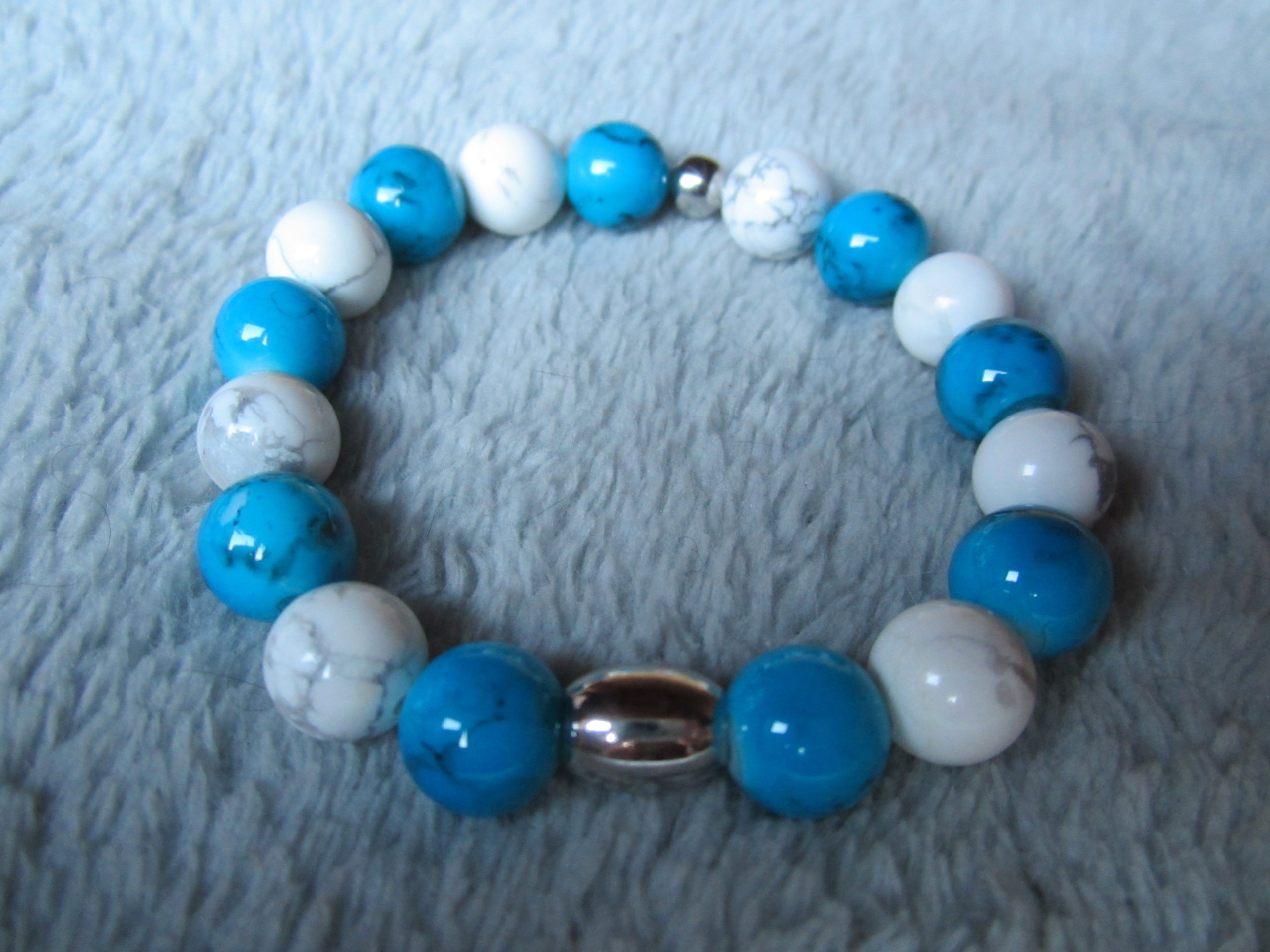 Bracelet d'Howlite
