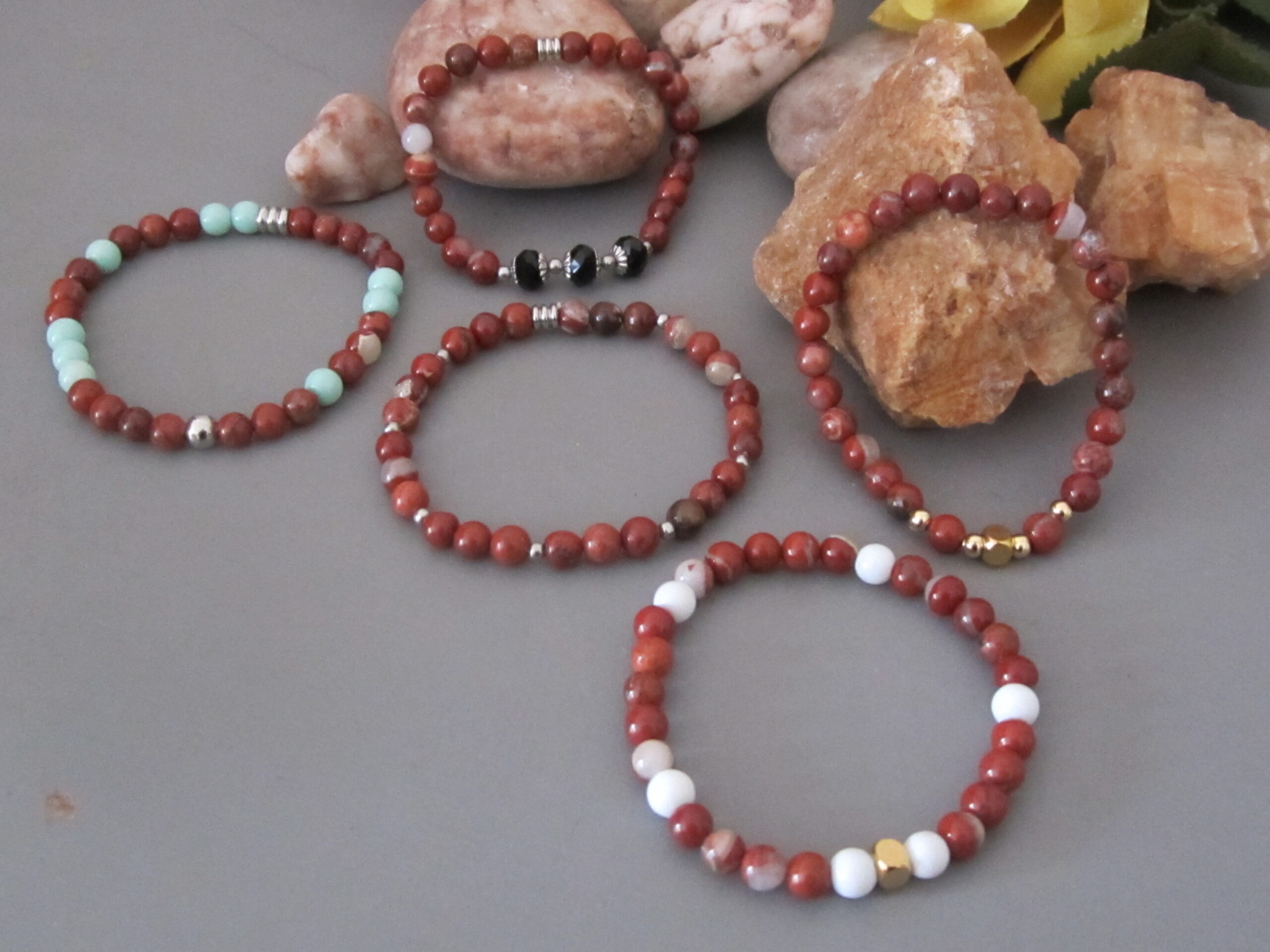 Bracelets Jaspe Bréchia