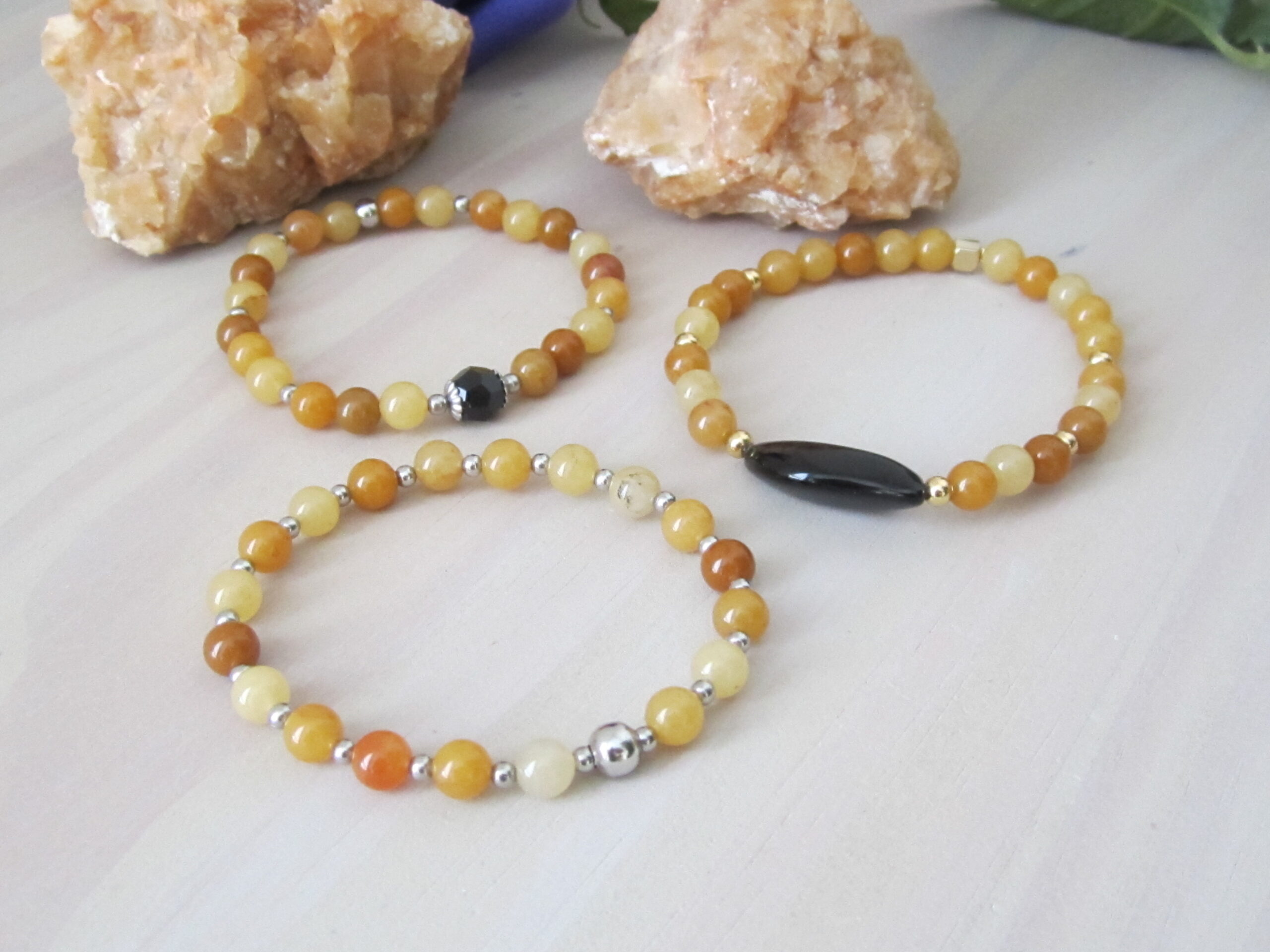 Bracelets de perles de Topaze