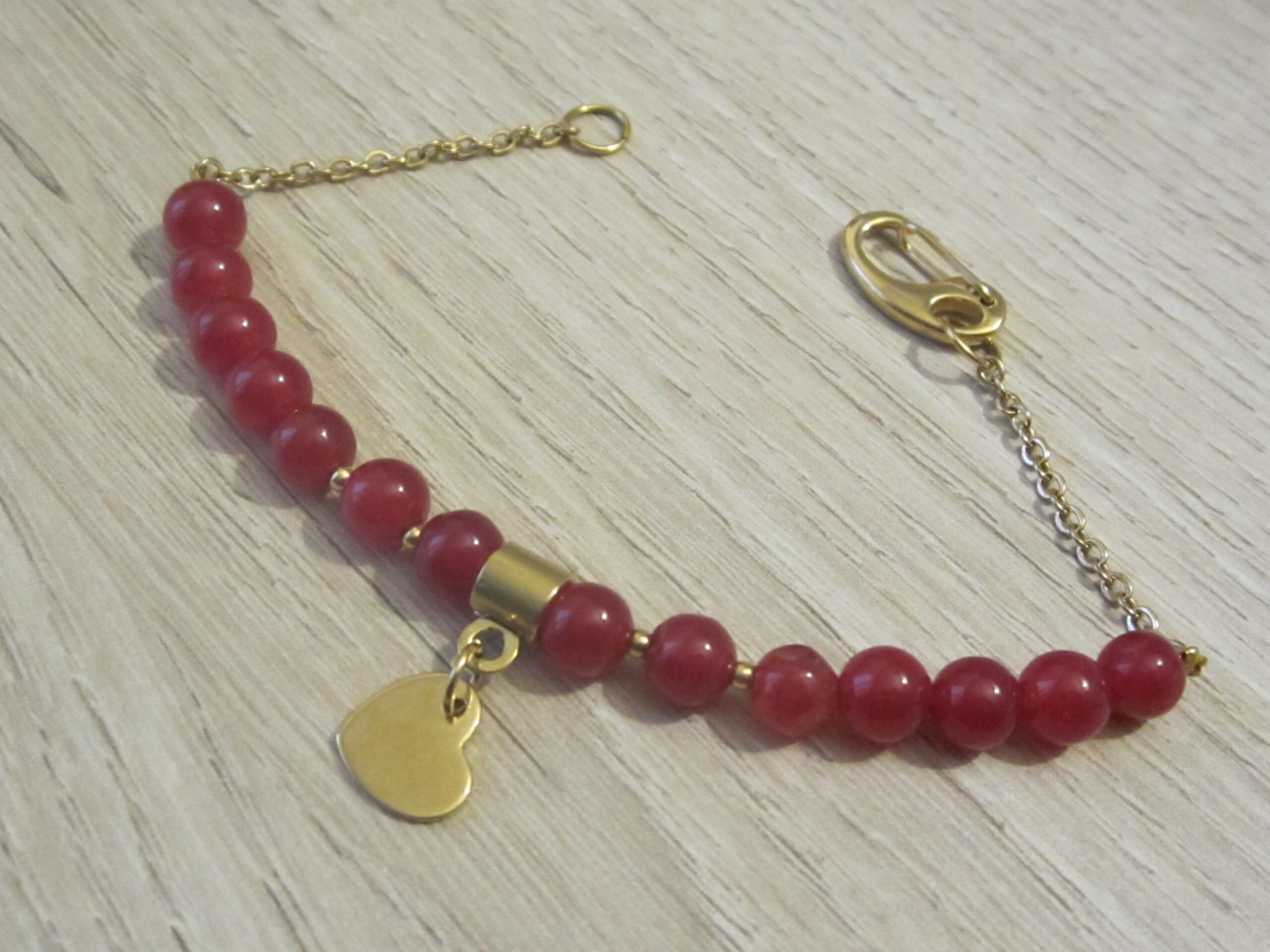 Bracelet Jade rouge