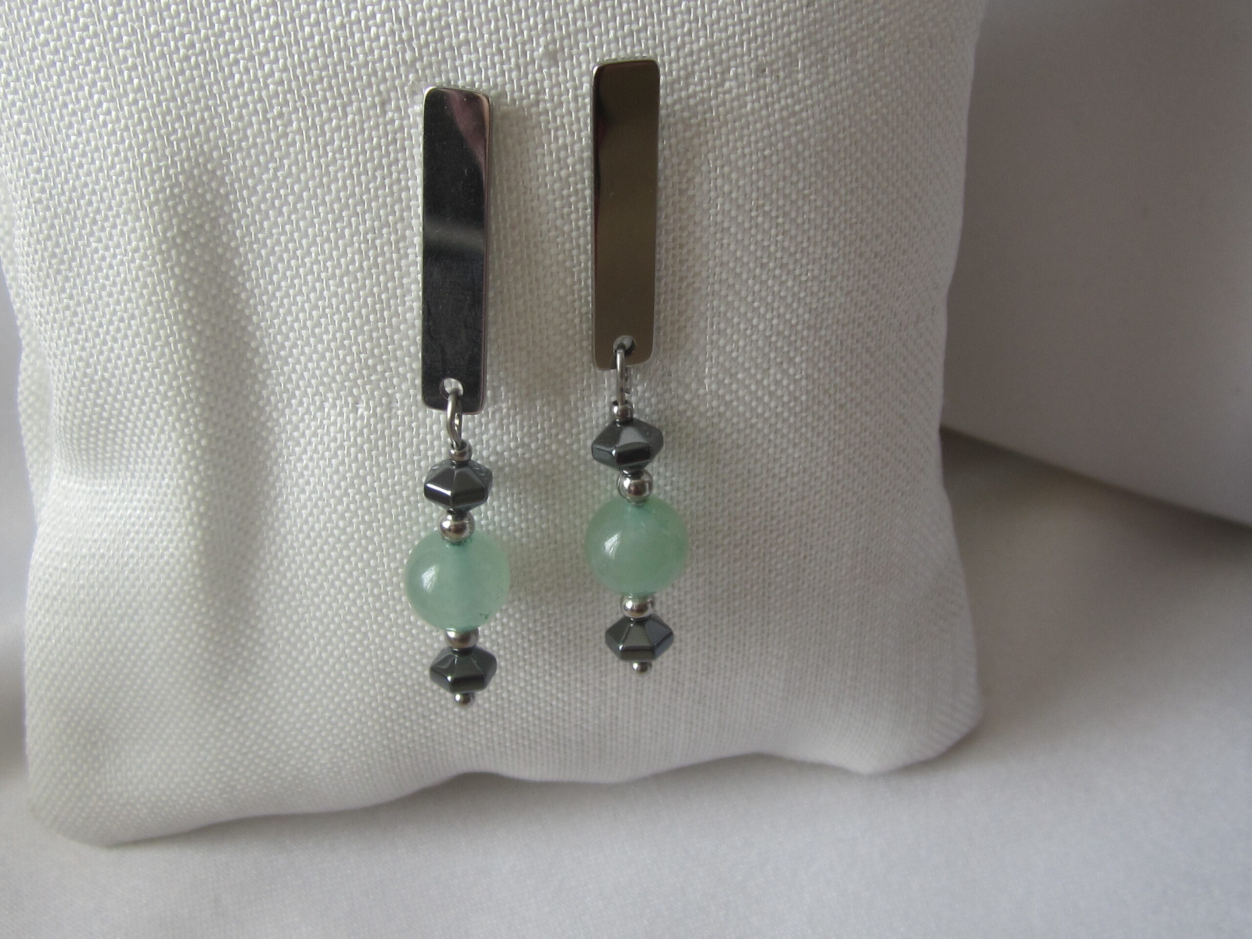 Boucles d'Oreilles Aventurine