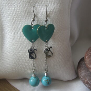 Boucles d'Oreilles de Turquoise