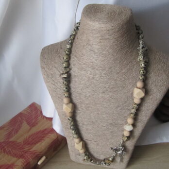 Collier Jaspe Dalmatien